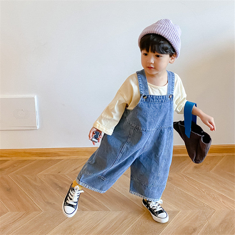 Kids Loose Denim Overall