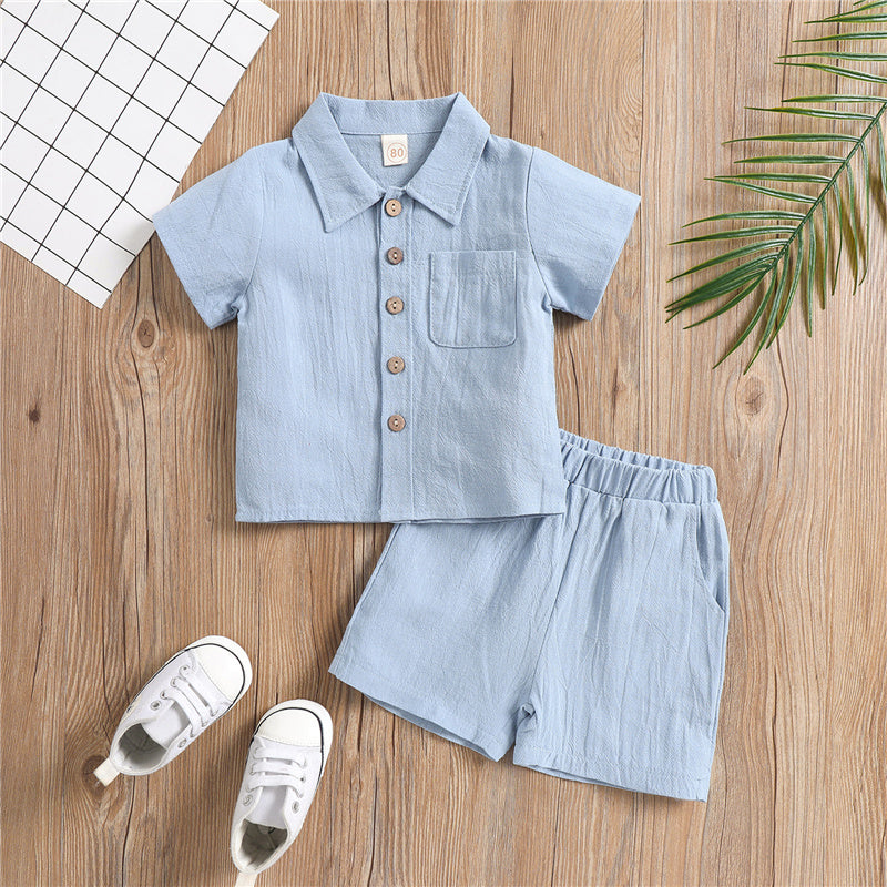 2-Piece Little Boys Summer Outfit