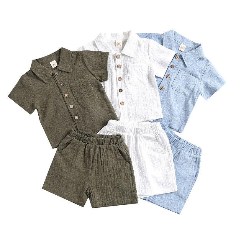 2-Piece Little Boys Summer Outfit