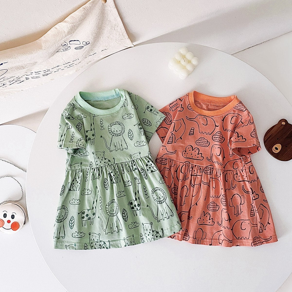 Short Sleeve Summer Baby Dress