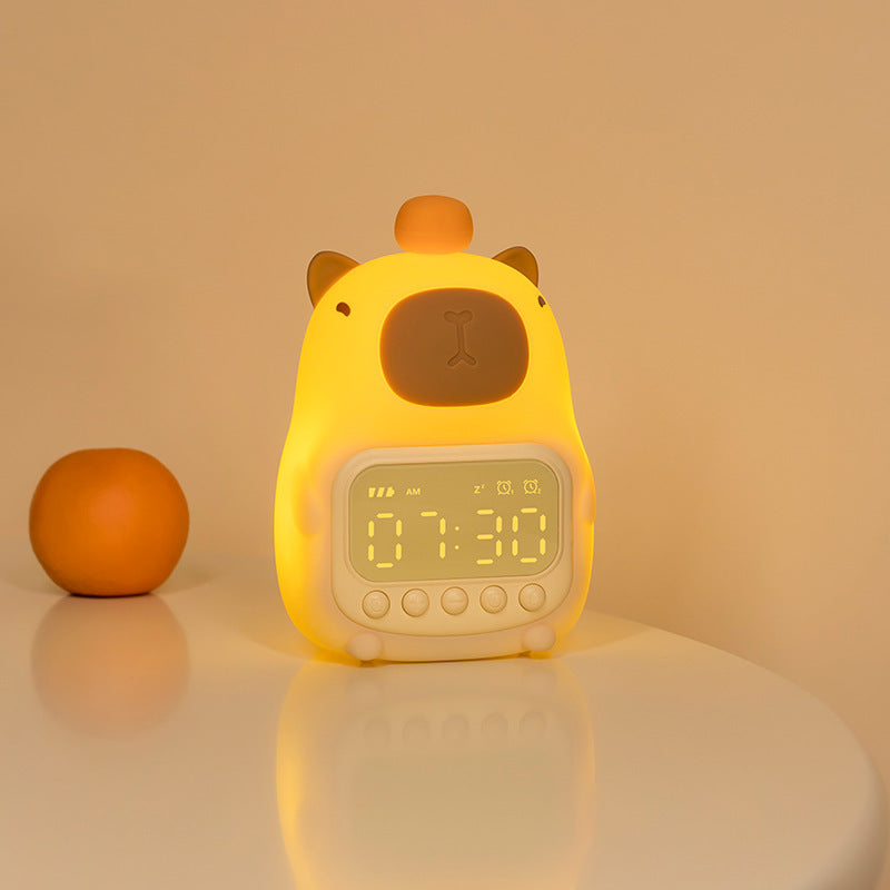 2 in 1 Capybara Clock and Night Light