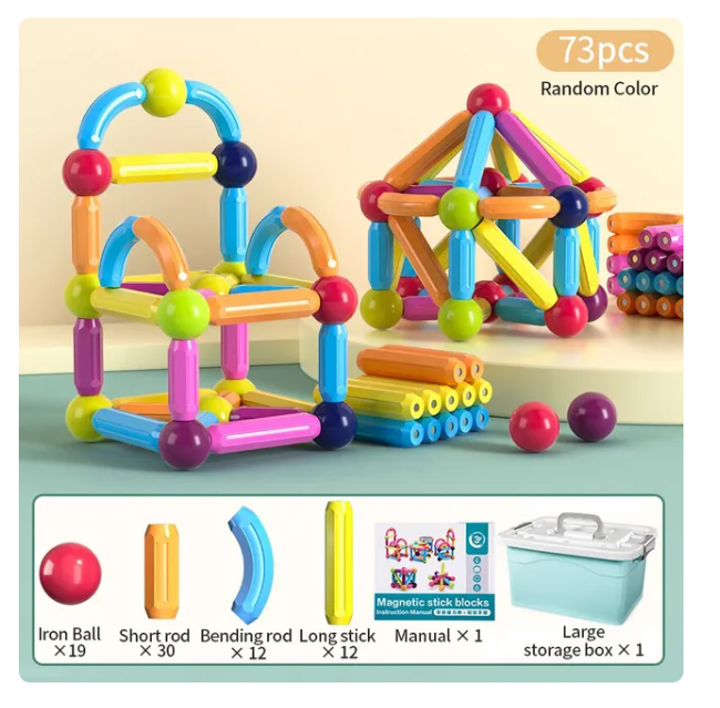 Kids Magnetic Construction Set