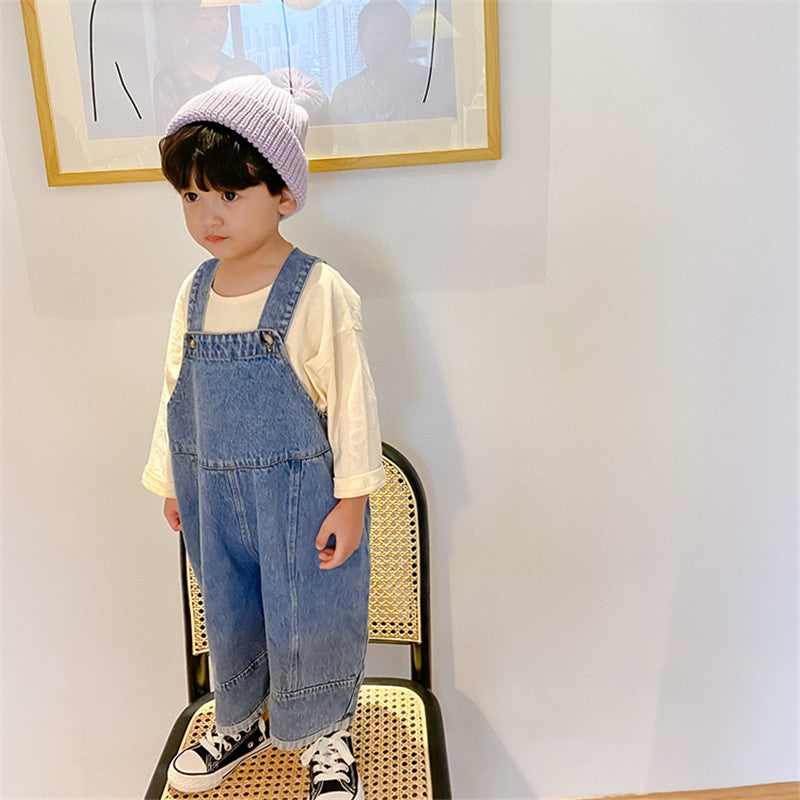 Kids Loose Denim Overall