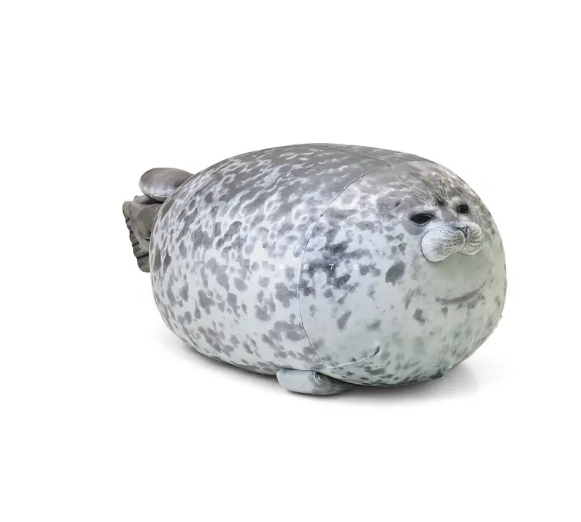 Angry Blob Seal Pillow