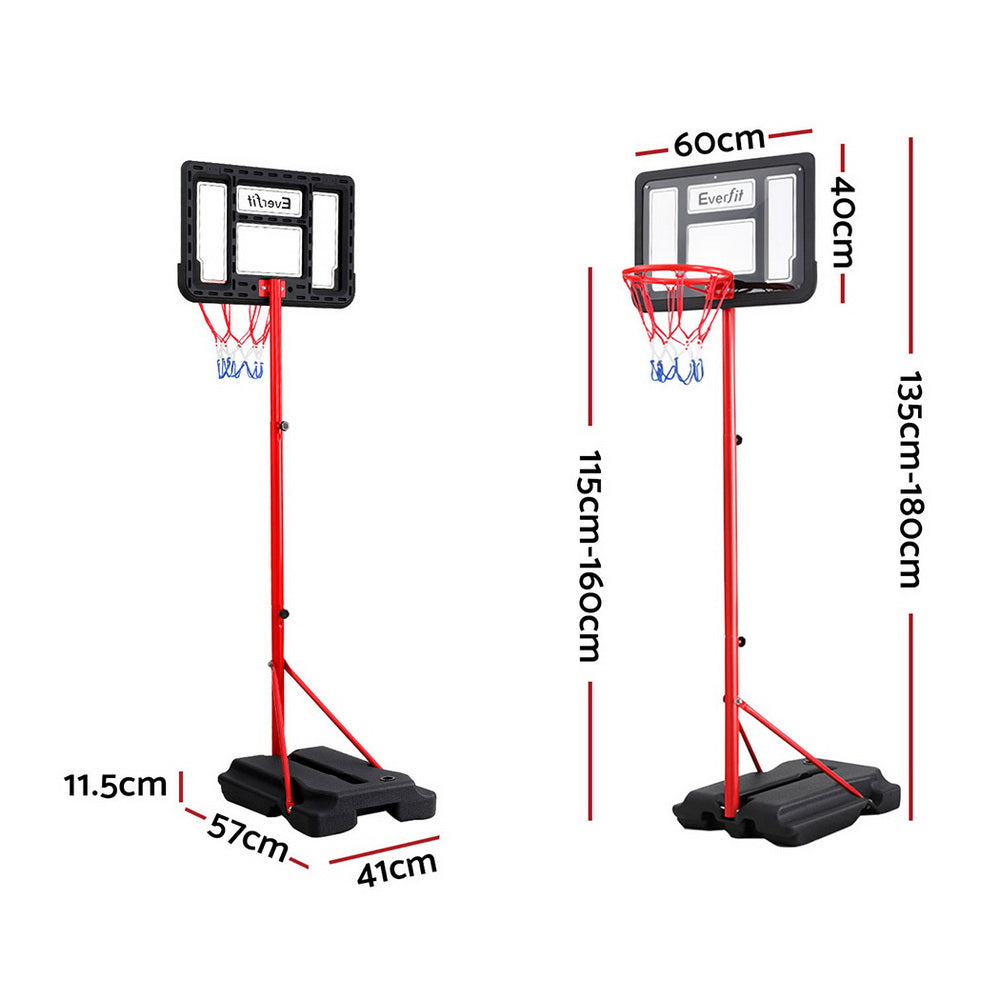 Everfit 1.6M Kids Basketball Hoop Stand Portable