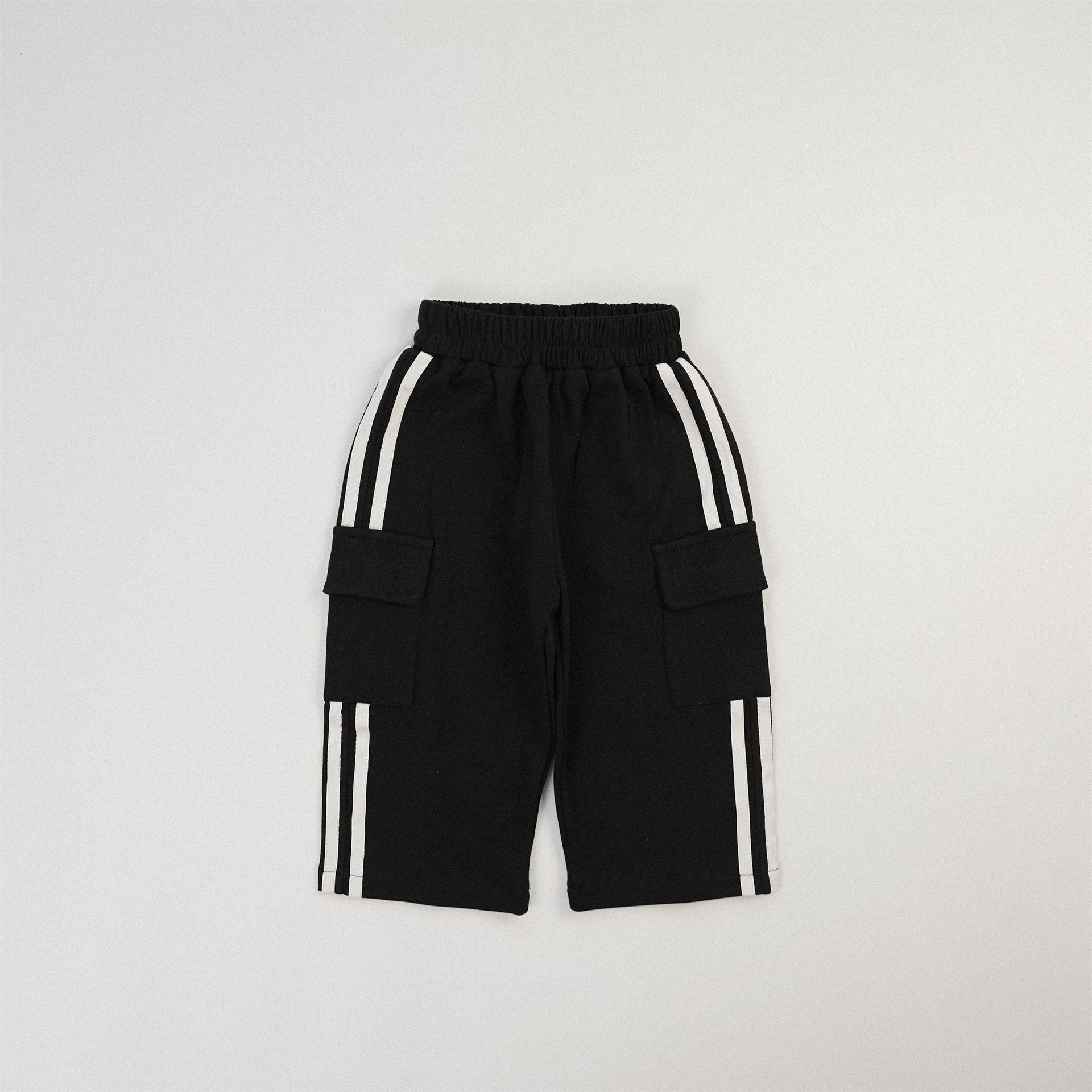 Kids Cotton Casual Cargo Pants