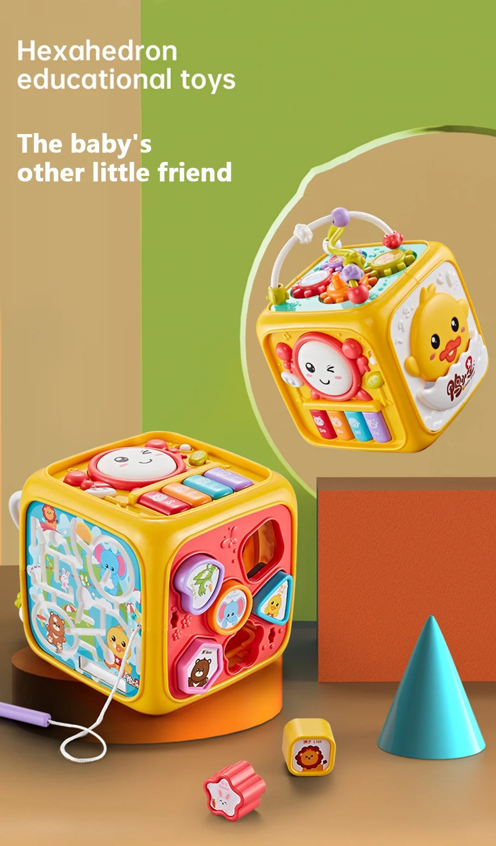 Baby 7 in 1 Activity Cube