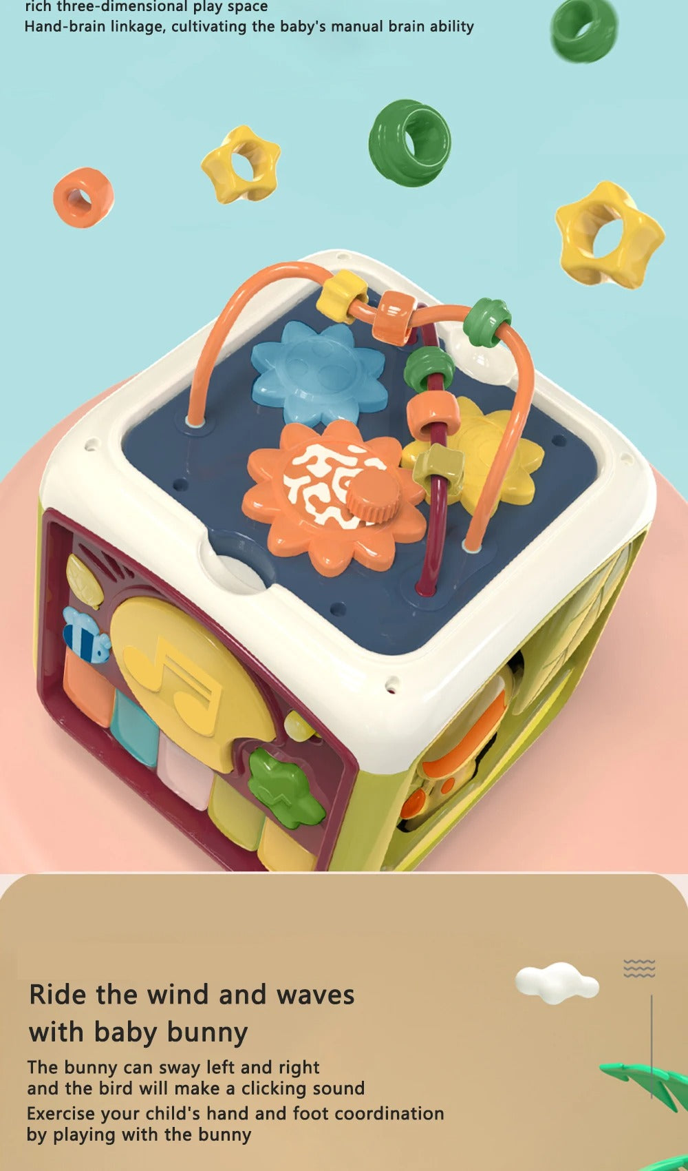 Baby 7 in 1 Activity Cube