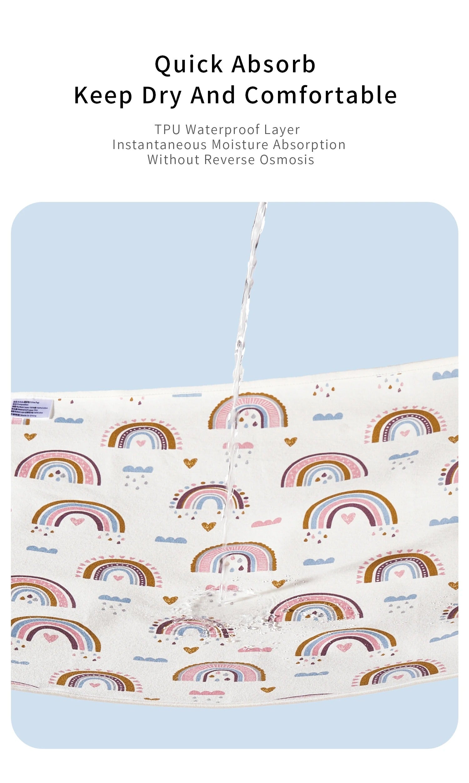 Baby Crib Sheet Urinary Pad