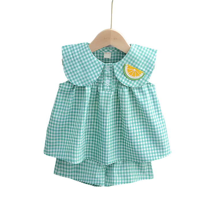 Baby Girl Summer Fruit Clothing Set