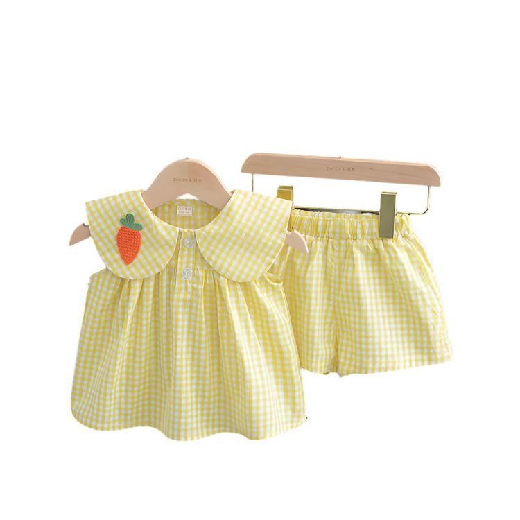 Baby Girl Summer Fruit Clothing Set