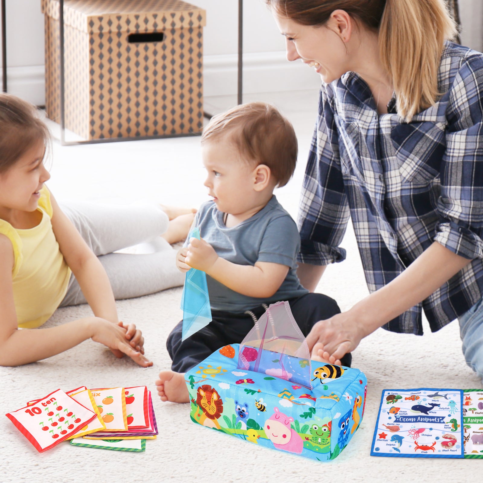 Baby Sensory Tissue Box