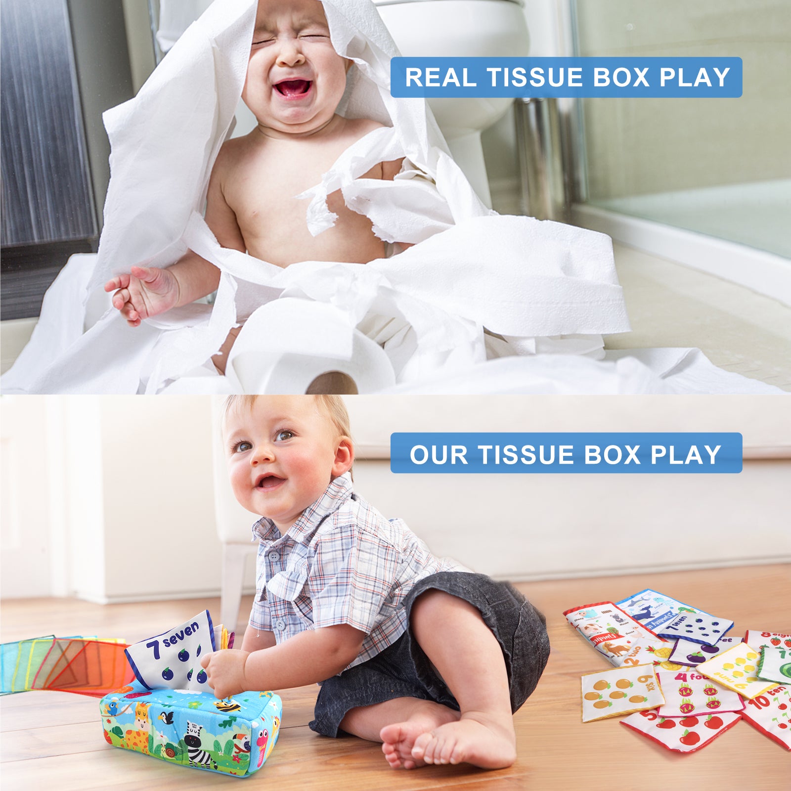 Baby Sensory Tissue Box