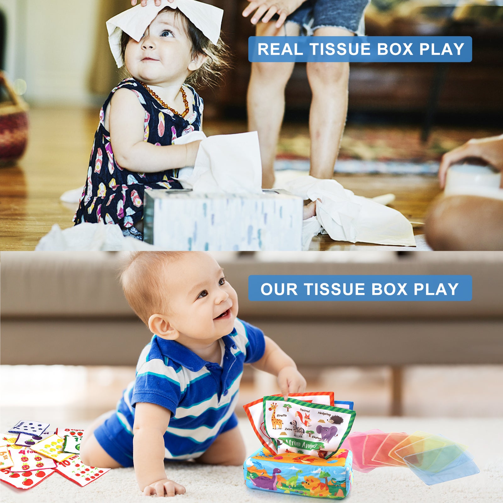 Baby Sensory Tissue Box