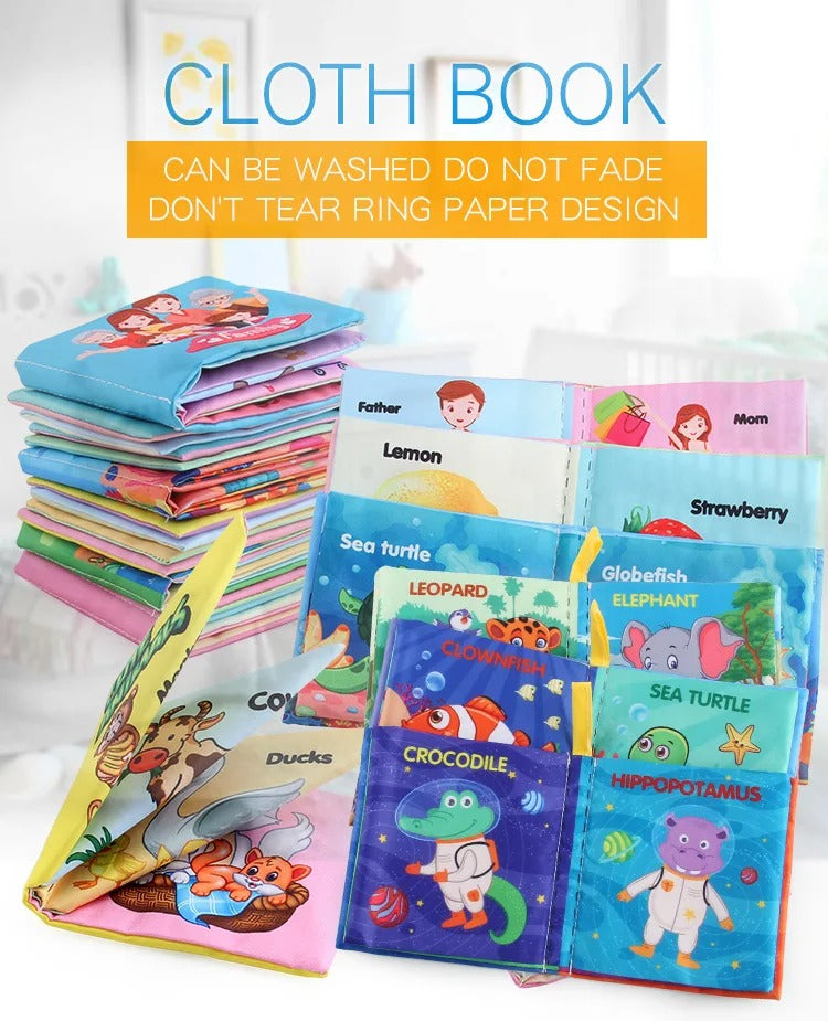 Baby's First Learning Library: Soft Cloth Educational Books