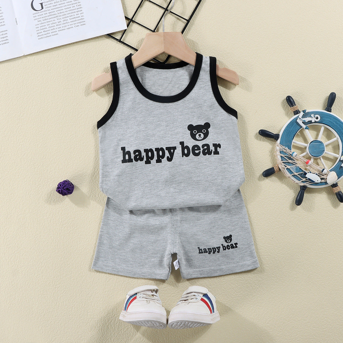 Kids Summer Vest Set