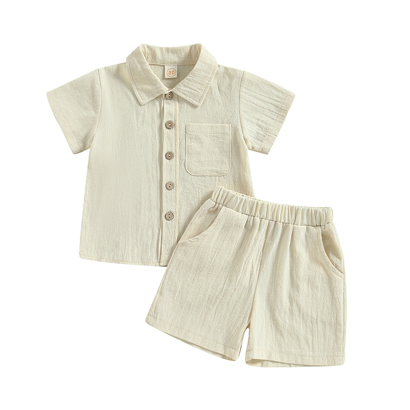 2-Piece Little Boys Summer Outfit