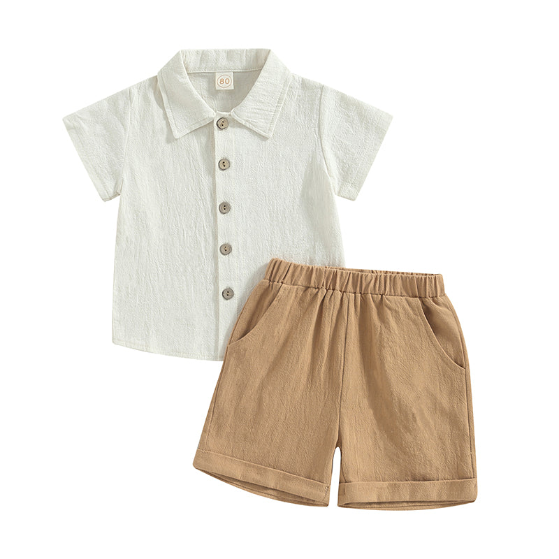 2-Piece Little Boys Summer Outfit