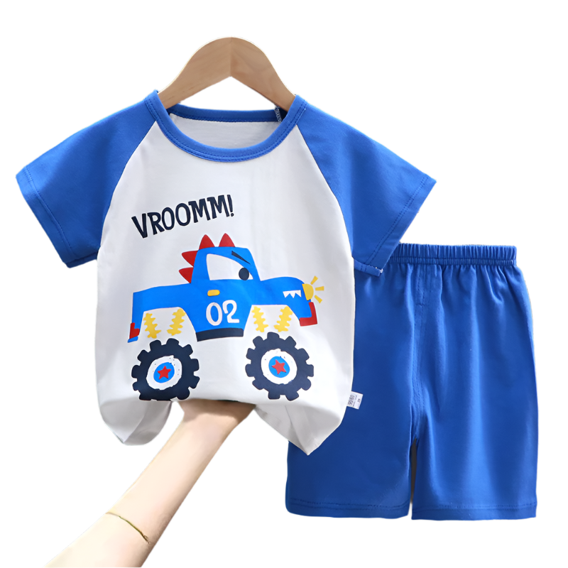 Trendy Summer Boy Clothes Set