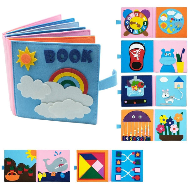 Durable 3D Interactive Learning Book for Kids