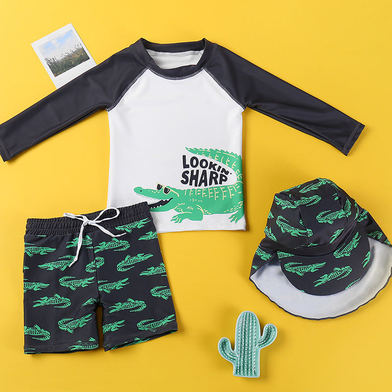 Boy's Beach Wear Swimming Set