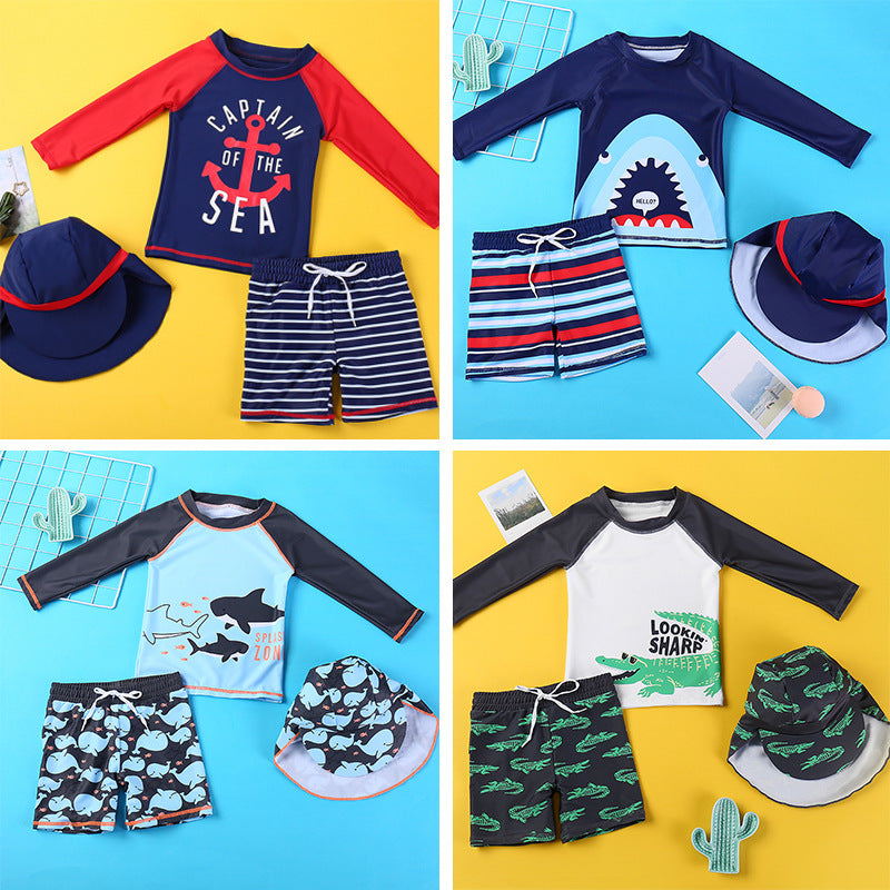 Boy's Beach Wear Swimming Set