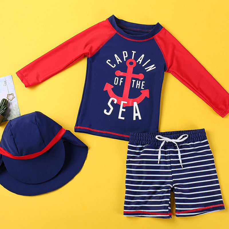 Boy's Beach Wear Swimming Set