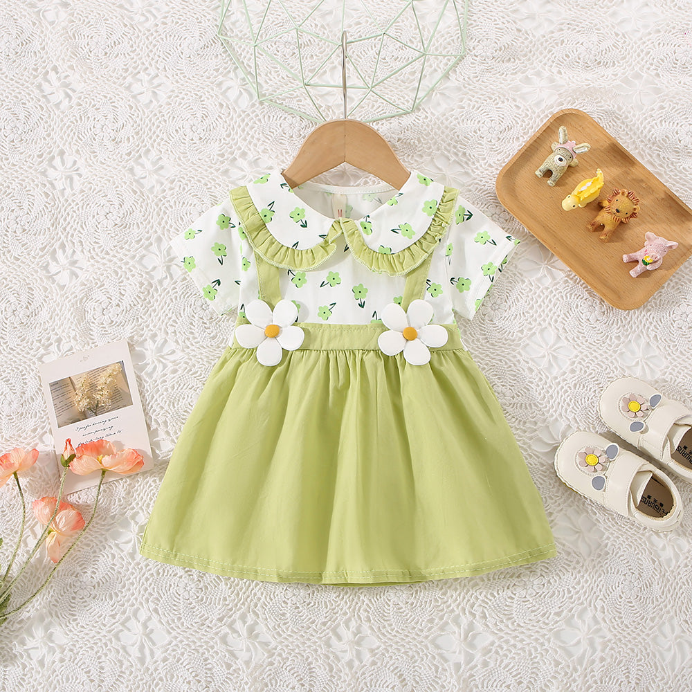 Cute Short Sleeved Summer Dress