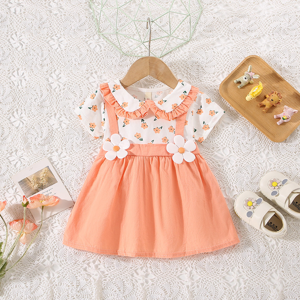 Cute Short Sleeved Summer Dress