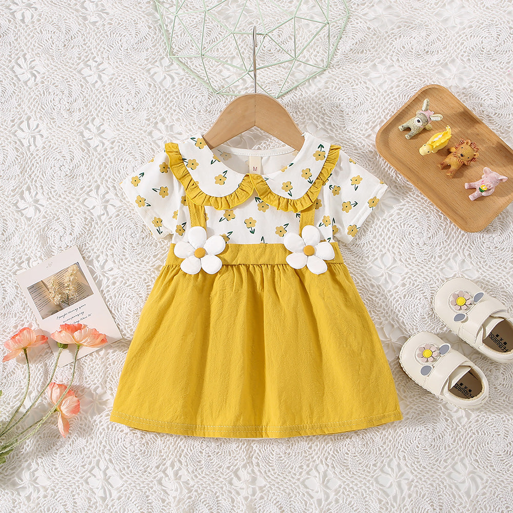 Cute Short Sleeved Summer Dress