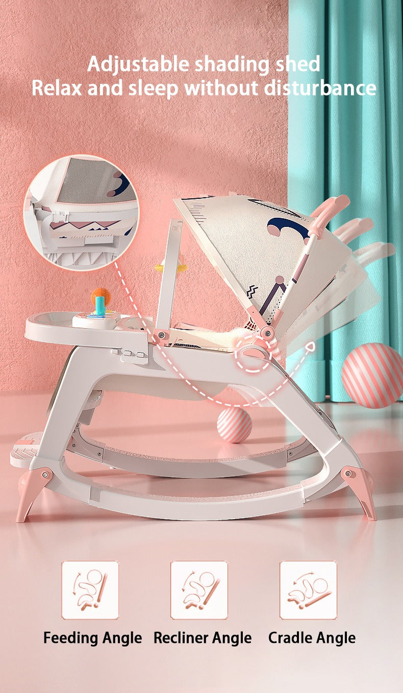 Dine & Play 5 in 1 Baby Rocking Chair