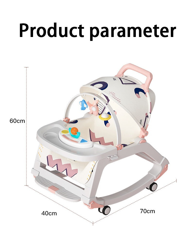 Dine & Play 5 in 1 Baby Rocking Chair