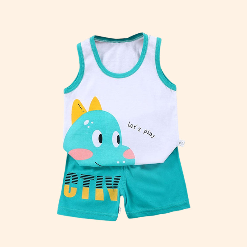 Kids Summer Vest Set