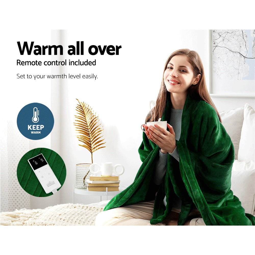 Electric Throw Rug Heated Blanket