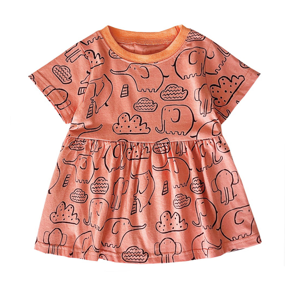 Short Sleeve Summer Baby Dress