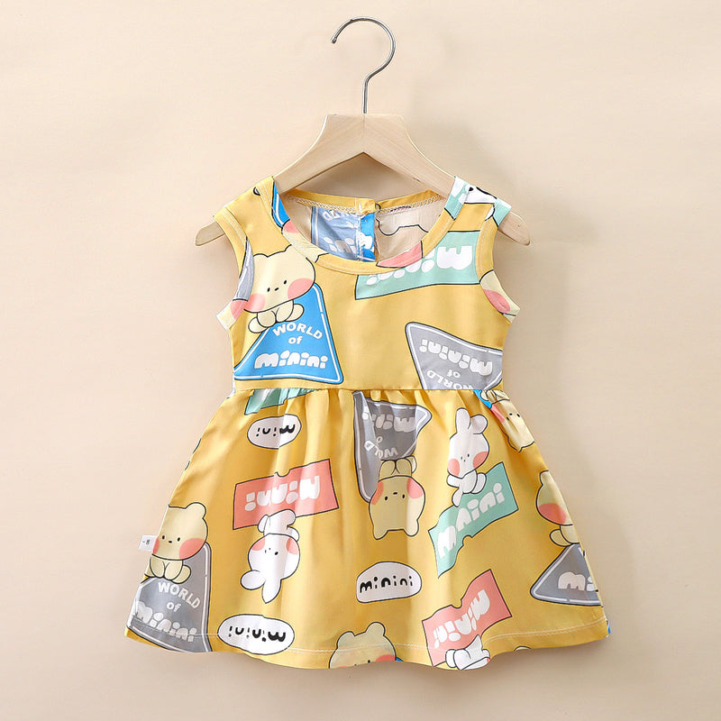 Girls Cotton Summer Party Dress