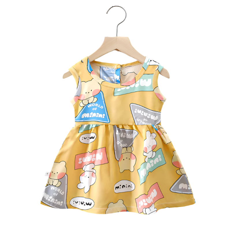 Girls Cotton Summer Party Dress