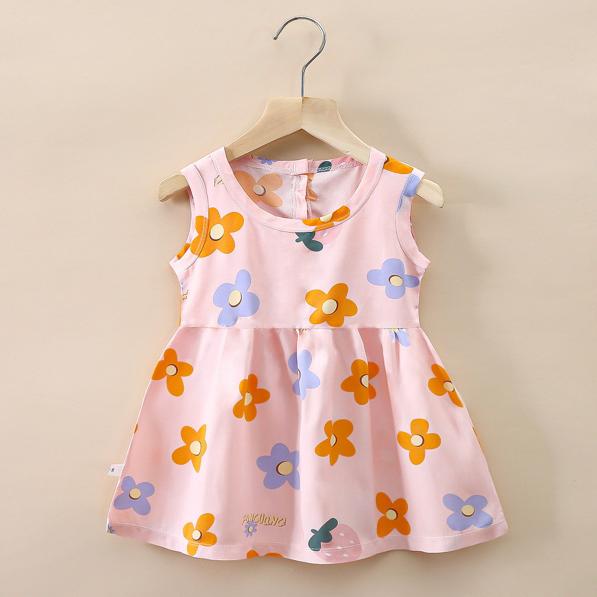 Girls Cotton Summer Party Dress