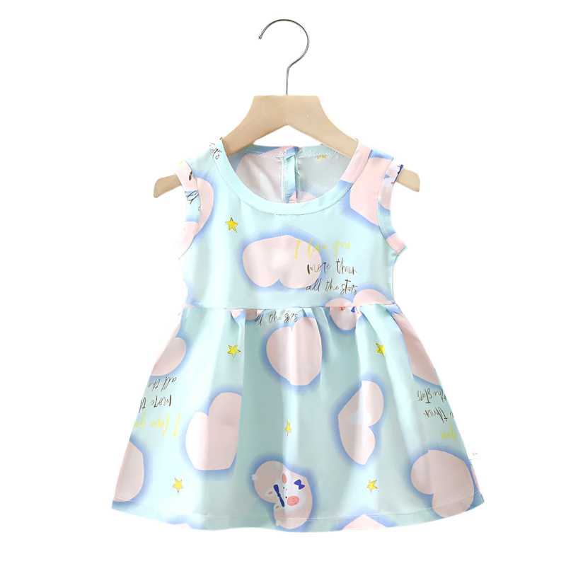 Girls Cotton Summer Party Dress