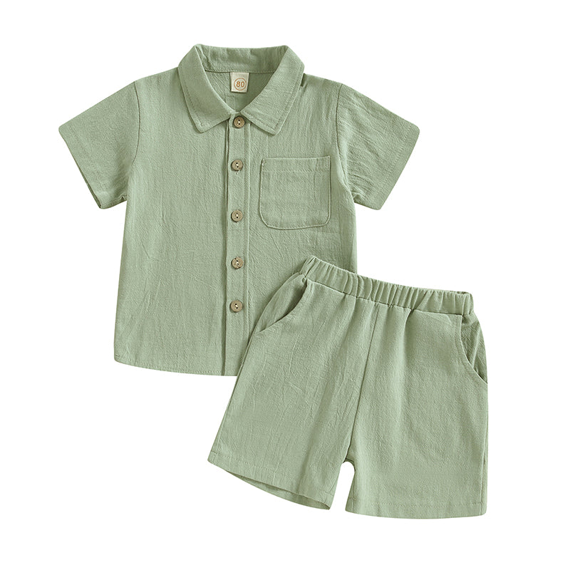 2-Piece Little Boys Summer Outfit