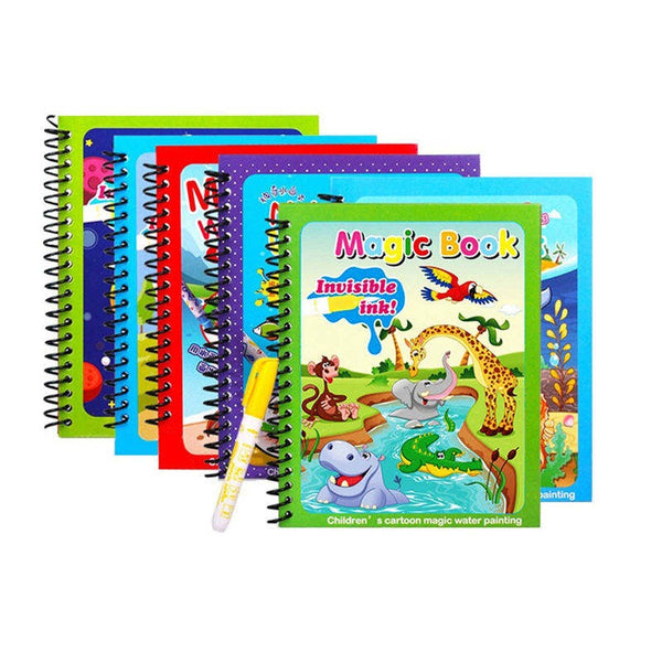 Magical Book Water Colouring Reusable