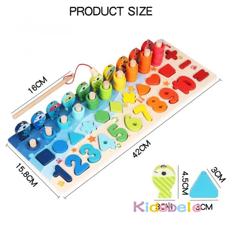 Kids Montessori Educational Wooden Math Toys