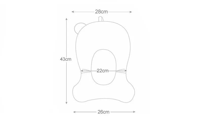 Baby Bath Seat Support Cushion