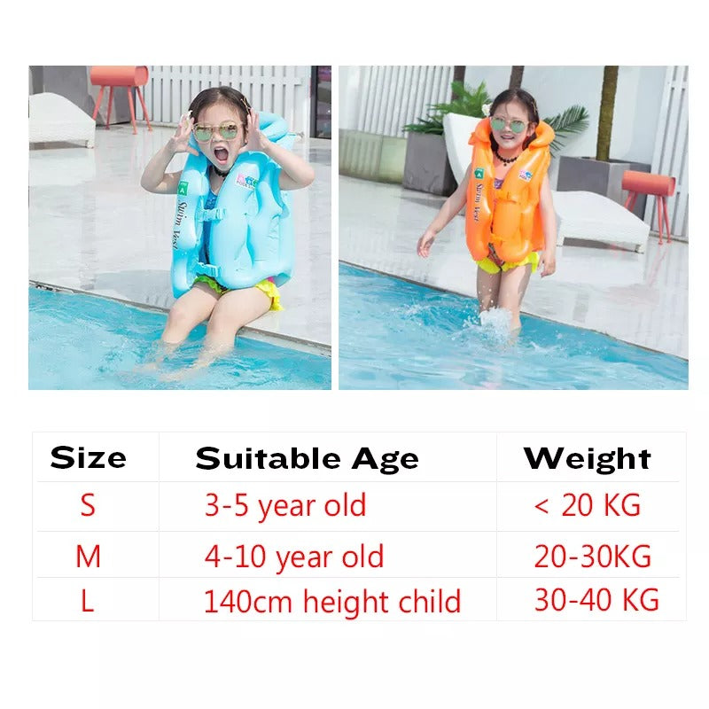 Kids Inflatable Life Vest