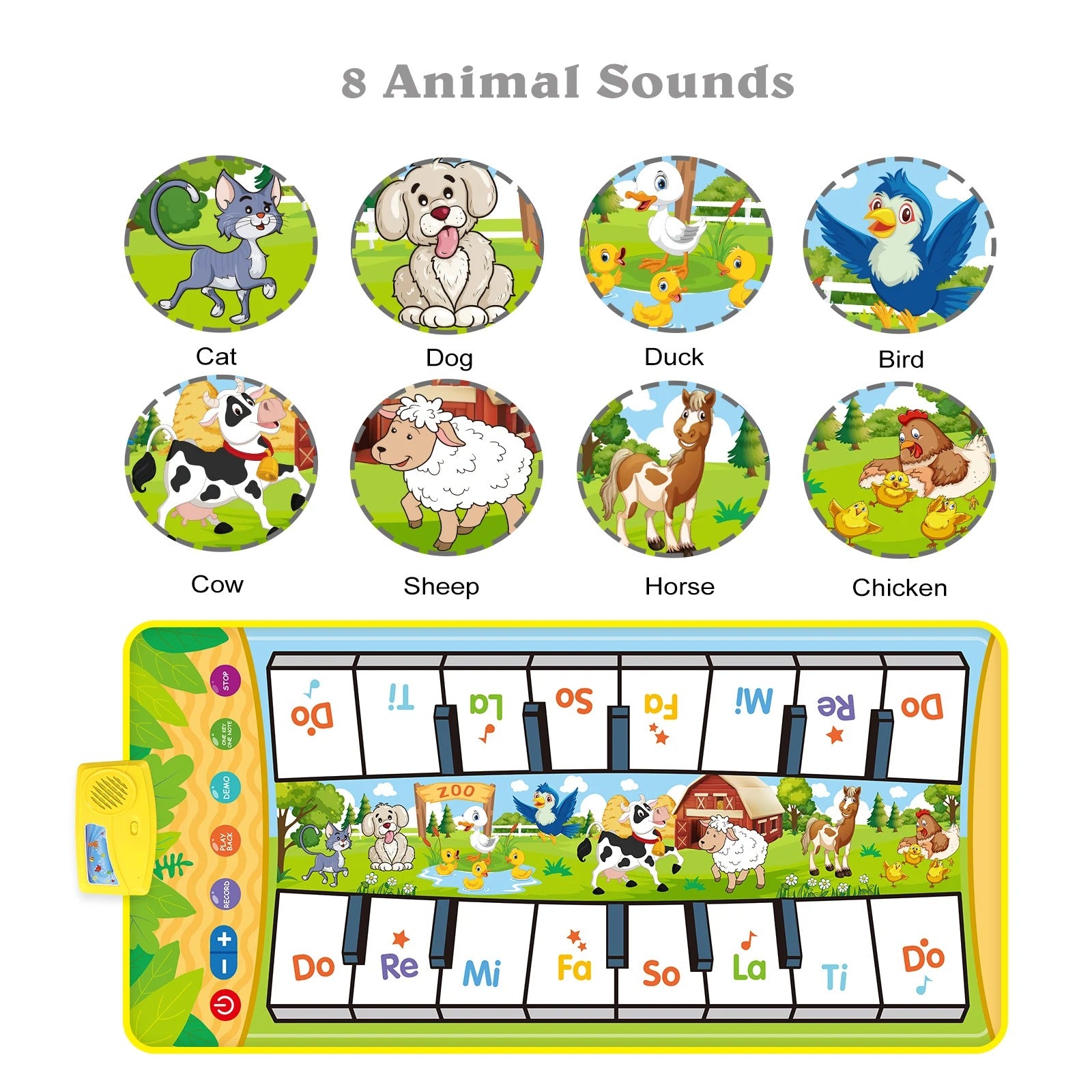 Interactive Melody Maker: Kids Musical Piano Play Mat