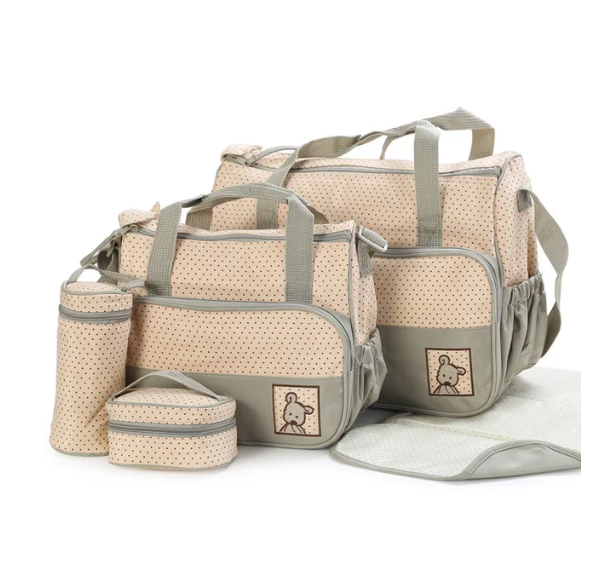 5pcs Baby Diaper Bag Mummy Bag