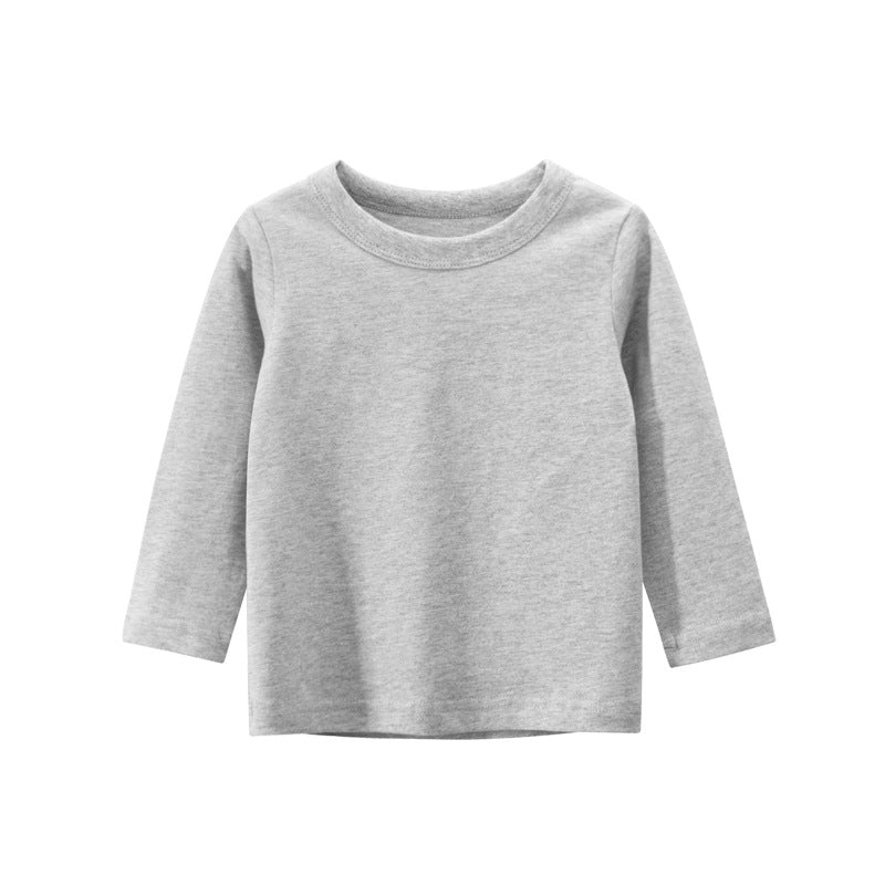 Kids Long Sleeve Cotton T-Shirt