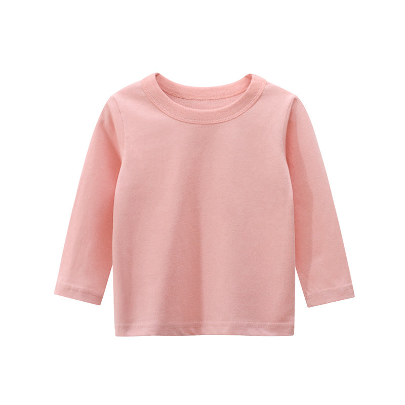 Kids Long Sleeve Cotton T-Shirt