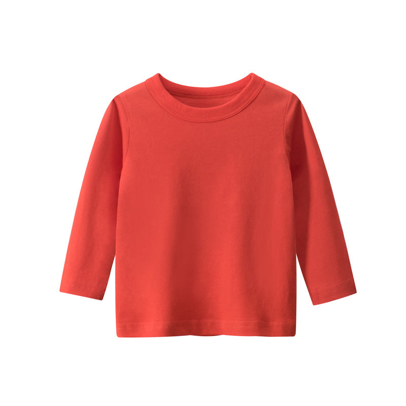 Kids Long Sleeve Cotton T-Shirt