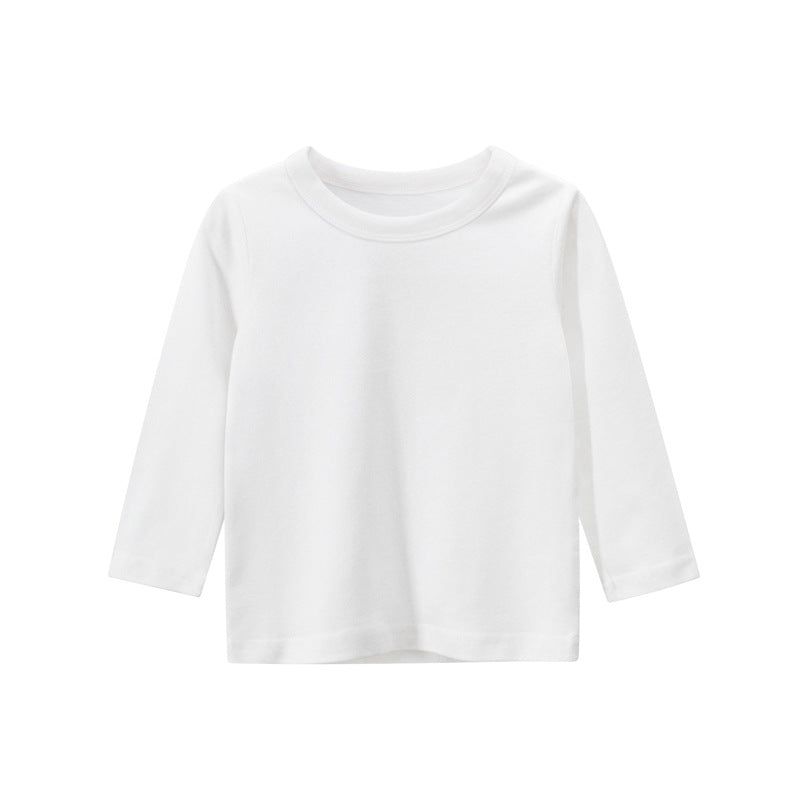 Kids Long Sleeve Cotton T-Shirt